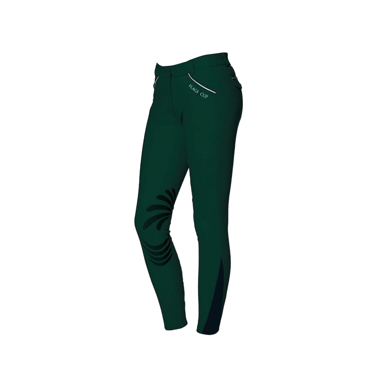 Flags &amp; Cup - Girls' Cayenne forest green riding pants