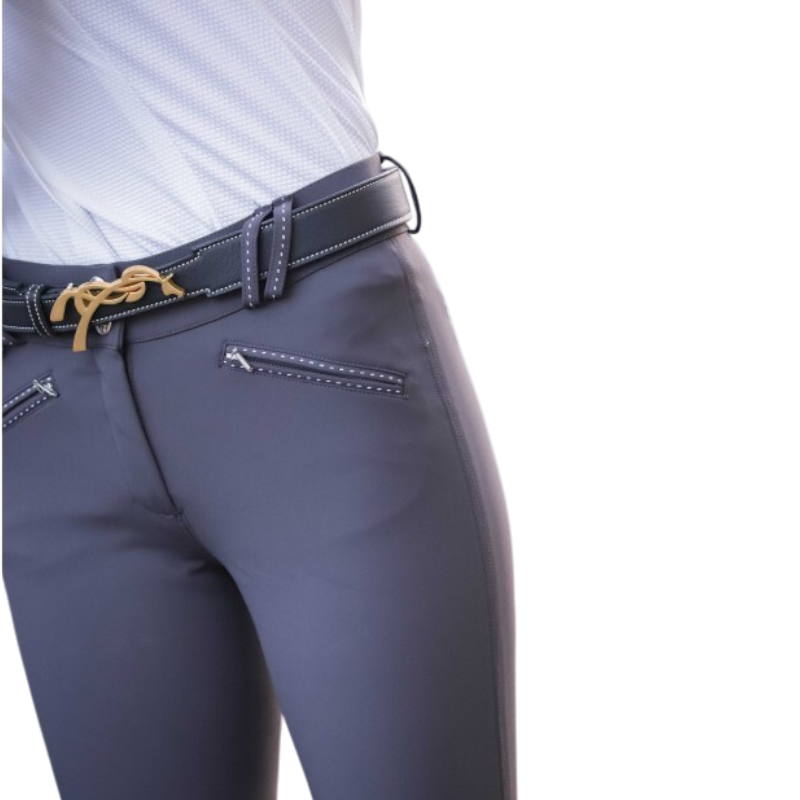 Pénélope - Ceinture femme Signature noir/ or
