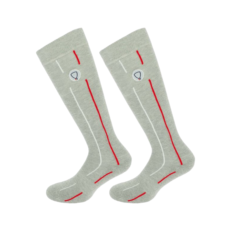 Equithème - Gray Flag Socks (x1)
