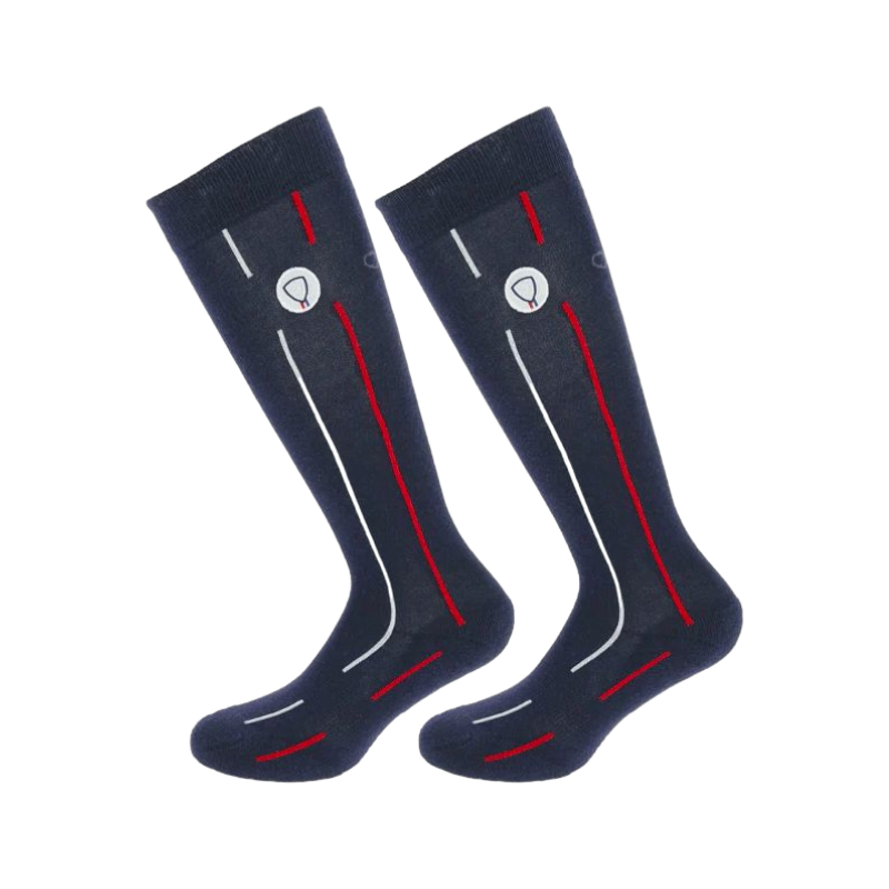 Equithème - Navy Flag Socks (x1)