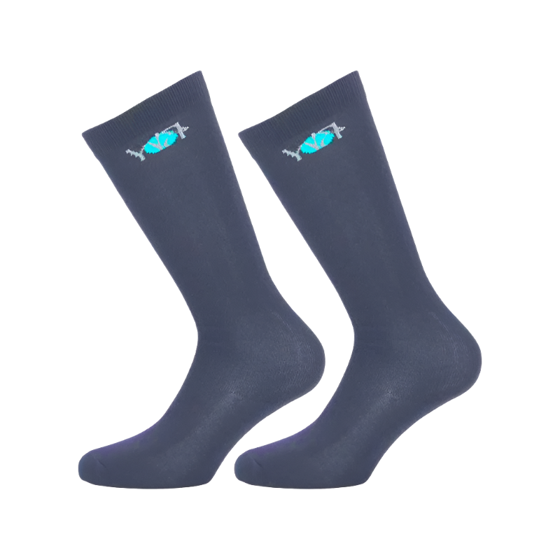 Riding World - Navy sock (x3)