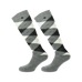 Equithème - Chaussettes Argyle gris/écru (x1) | - Ohlala