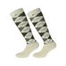 Equithème - Skarpety Argyle ecru/taupe (x1) | - Ohlala