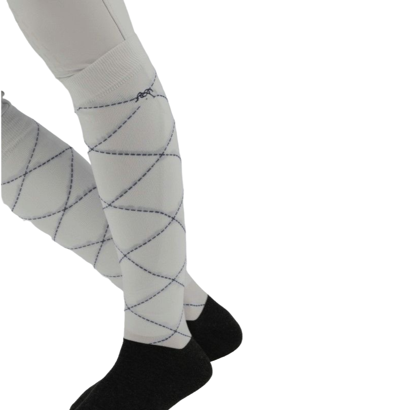 Pénélope - White luxury socks (x2)