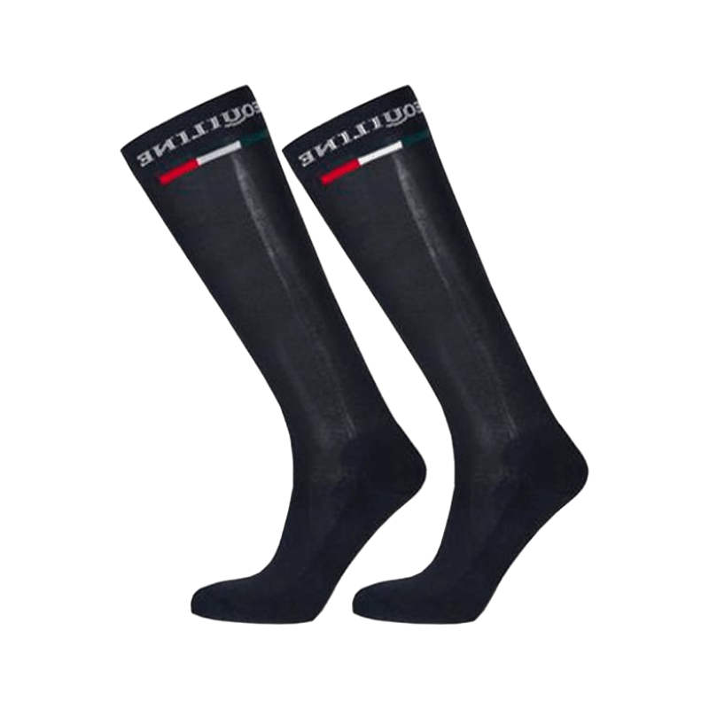 Equiline - Chaussettes d'équitation noir (x1) | - Ohlala