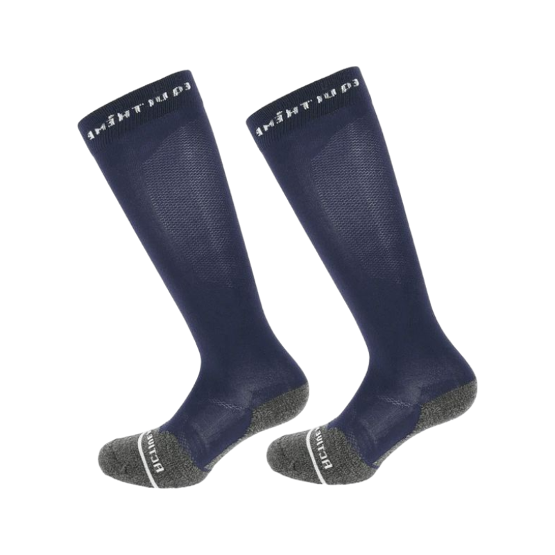 Equithème - Technical navy socks (x1)