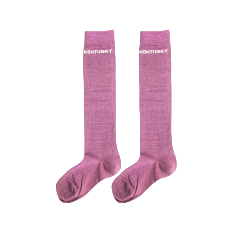 Kentucky Horsewear - Chaussettes Glitter rose (x1) | - Ohlala