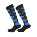 Equithème - Chaussette Argyle noir/bleu (x1) | - Ohlala