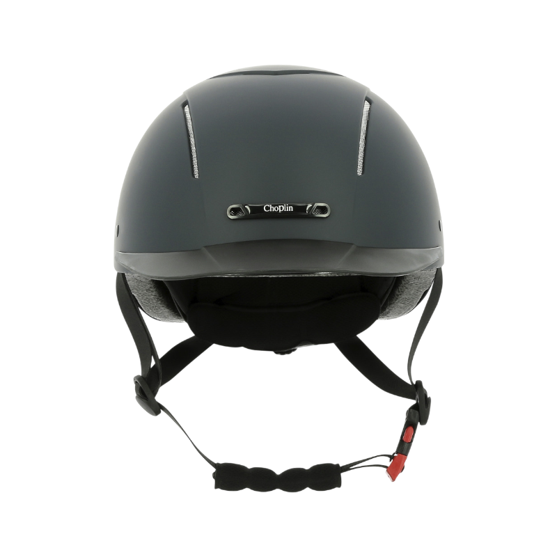 Choplin - Casque d'équitation Plume noir mat