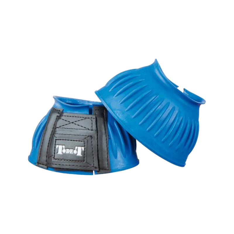 TdeT - Cloches Caoutchouc Velcro bleu