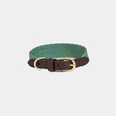 Kentucky Horsewear - Collier pour chien Jacquard vert olive | - Ohlala