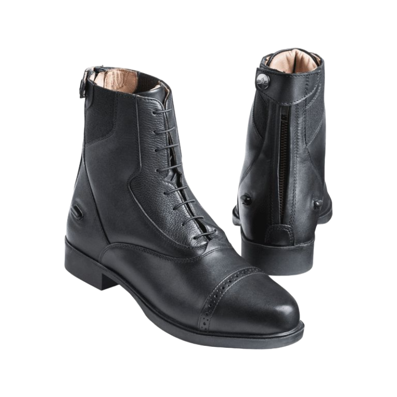 Equithème - Boots confort extrême à lacets noir