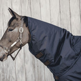 Kentucky Horsewear - Couvre cou d’extérieur imperméable 150g marine | - Ohlala