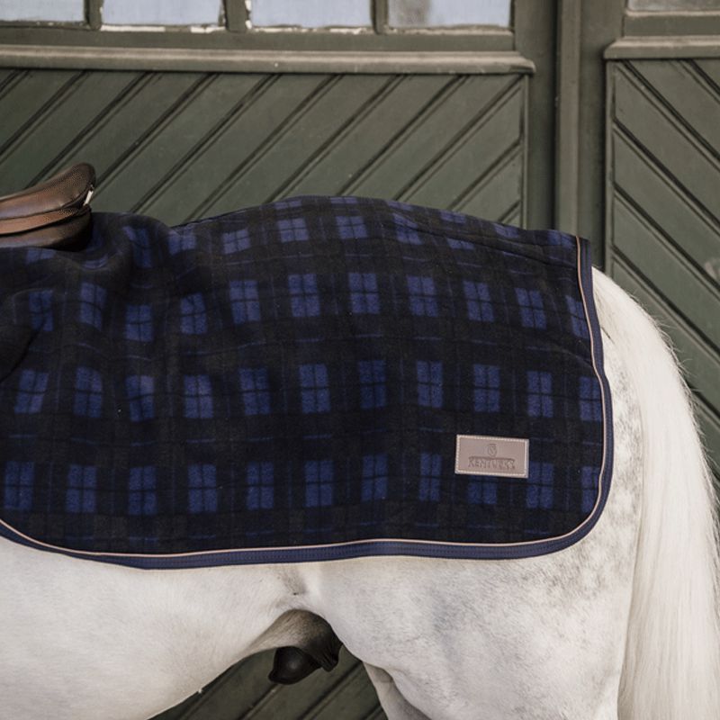 Kentucky Horsewear - Couvre-reins Heavy Fleece à carreaux | - Ohlala