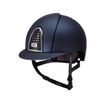 KEP - Casco da equitazione Cromo 2.0 Textile blu navy visiera standard | - Ohlala