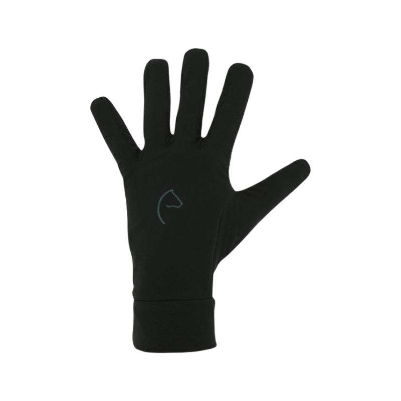 Equithème - Fine black digital gloves