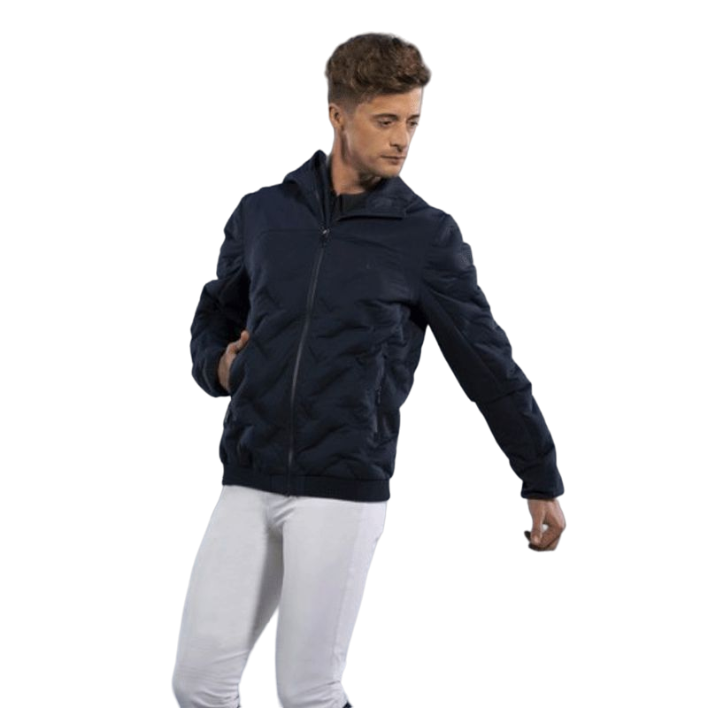 Pro Series - Veste matelassée manches longues homme Diagonal marine | - Ohlala