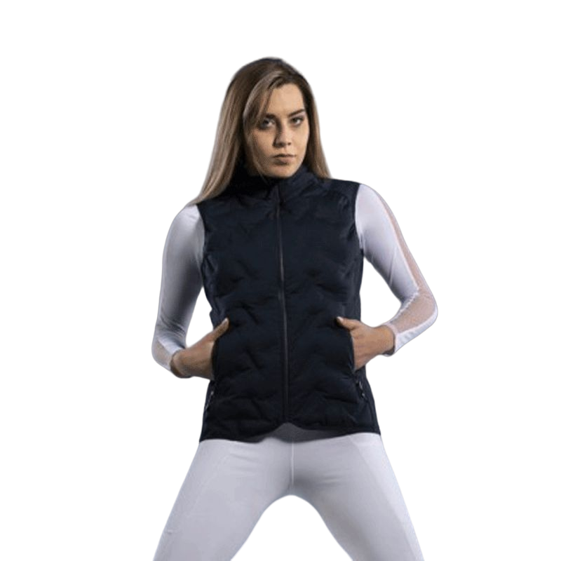 Pro Series - Veste sans manches femme Piaffer marine | - Ohlala