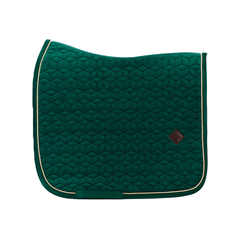 Kentucky Horsewear - Tapis de dressage Velvet Vert foncé