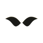 Equithème - Ecusson pour bottes Myprimera noir liseré doré | - Ohlala