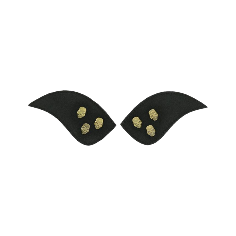 Equithème - Badge for Myprimera black skull boots
