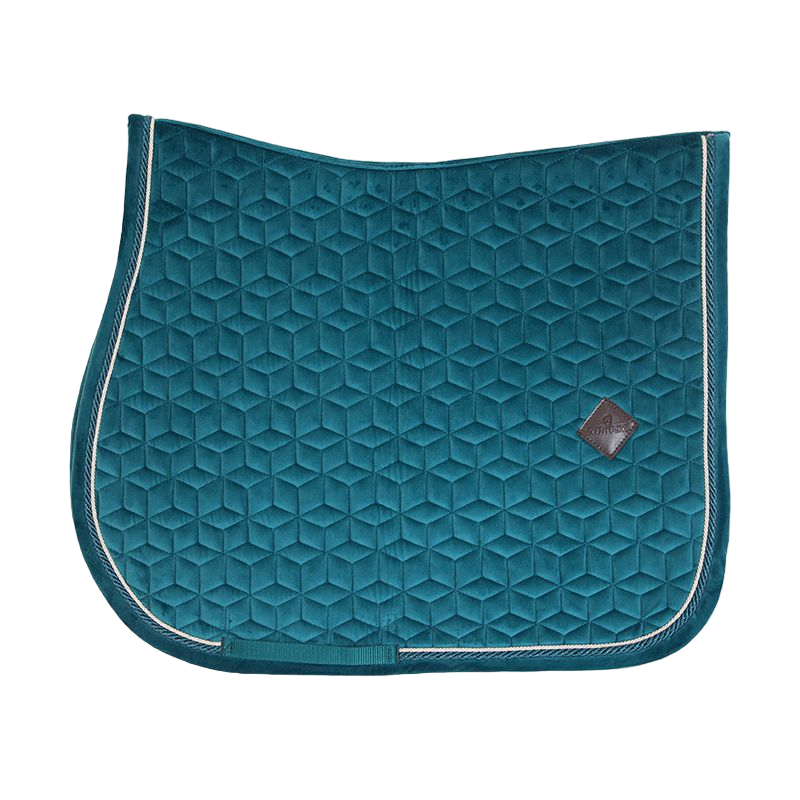 Kentucky Horsewear - Tapis de selle Velvet Jumping Emeraude | - Ohlala