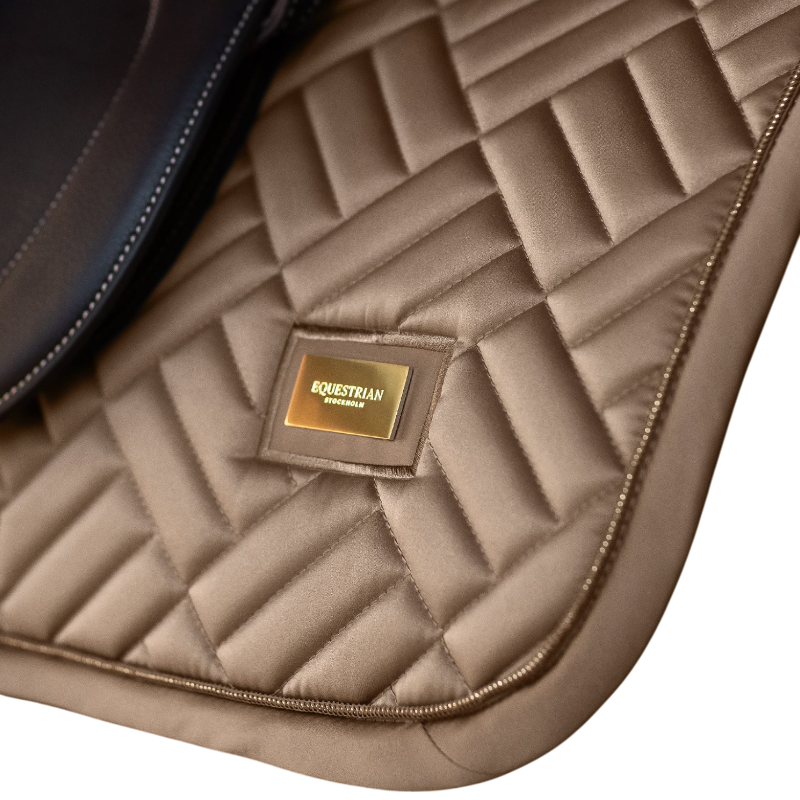 Equestrian Stockholm - saddle pad Modern champagne 
