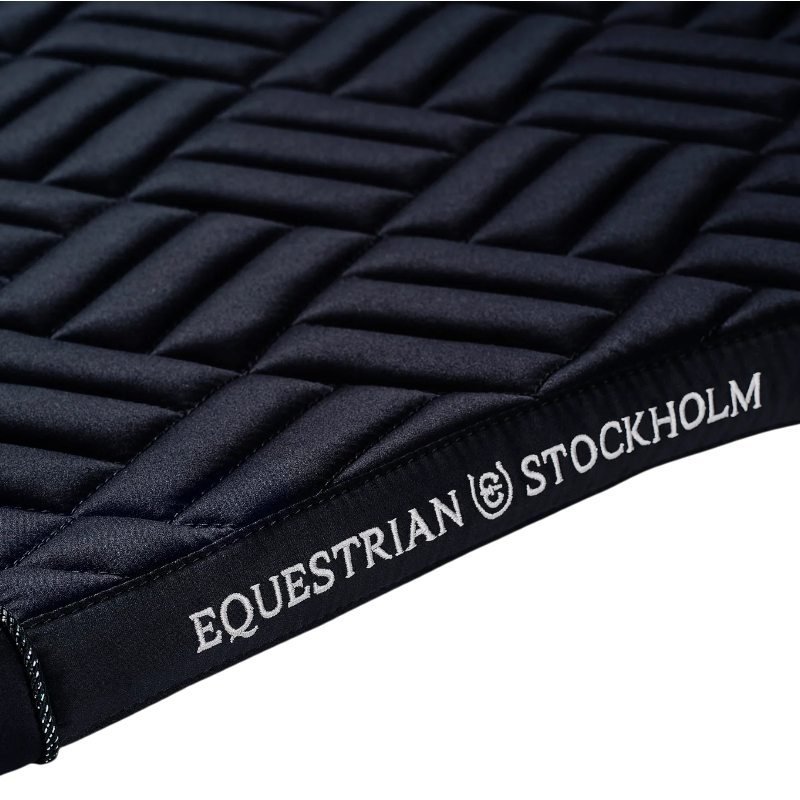 Equestrian Stockholm - saddle pad Moderne bleu nuit 