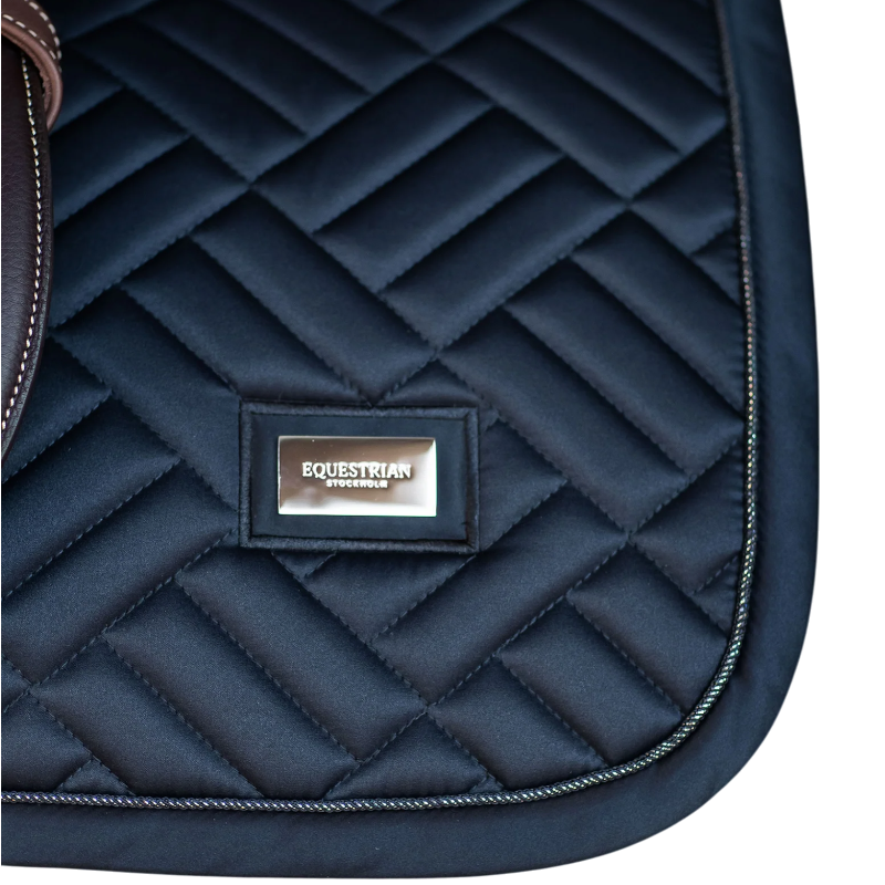 Equestrian Stockholm - saddle pad Moderne bleu nuit 