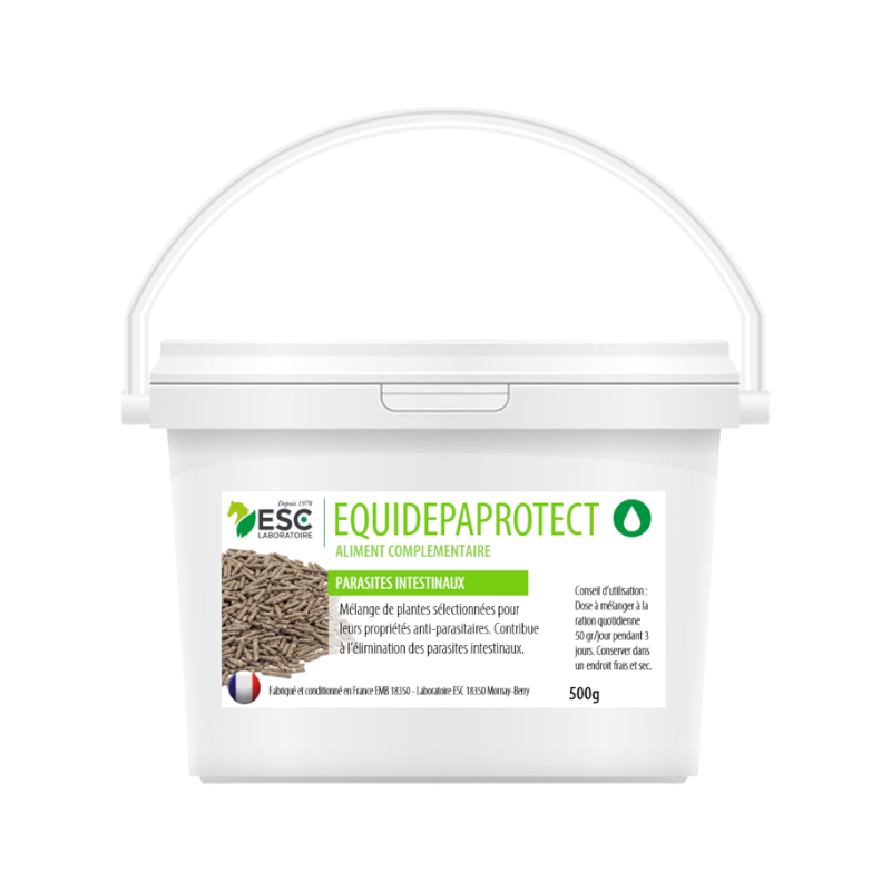 ESC Laboratoire - Equidepaprotect food supplement intestinal parasites