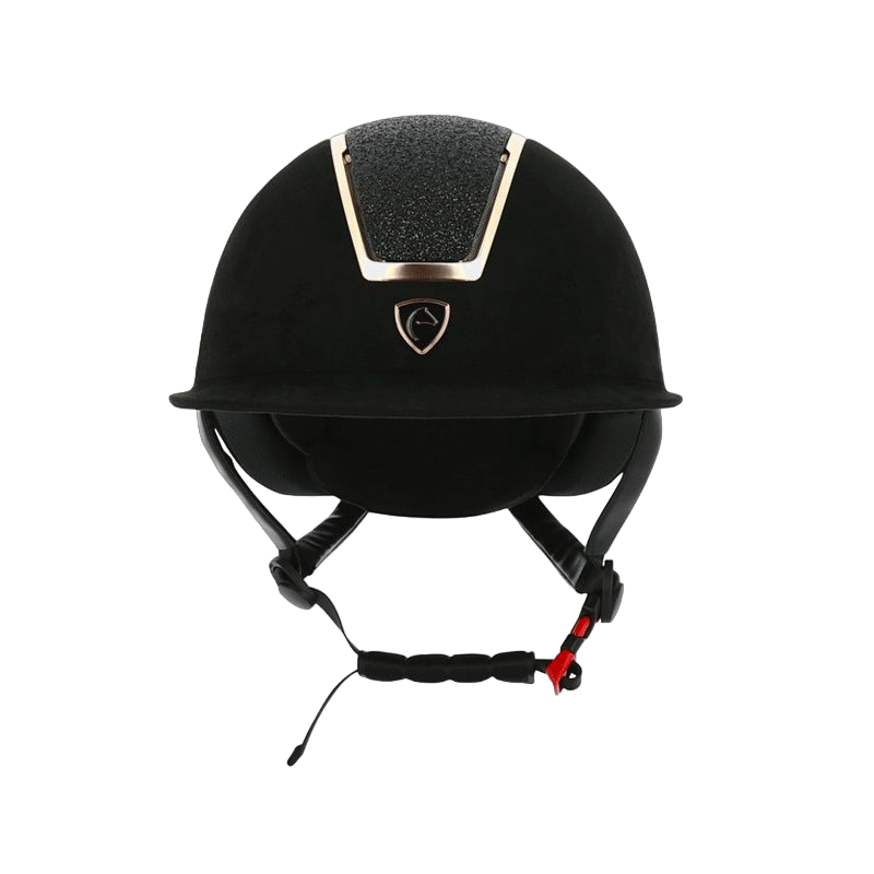 Equithème - Casque d'équitation velour Glint lamé | - Ohlala