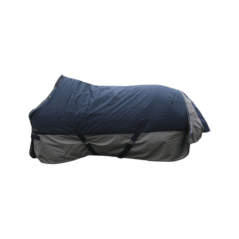 Equithème - Outdoor blanket Tyrex 600 D Navy/Grey 50g