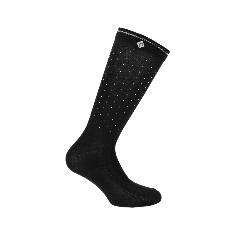 Equithème - Kamilia riding socks I love you black 