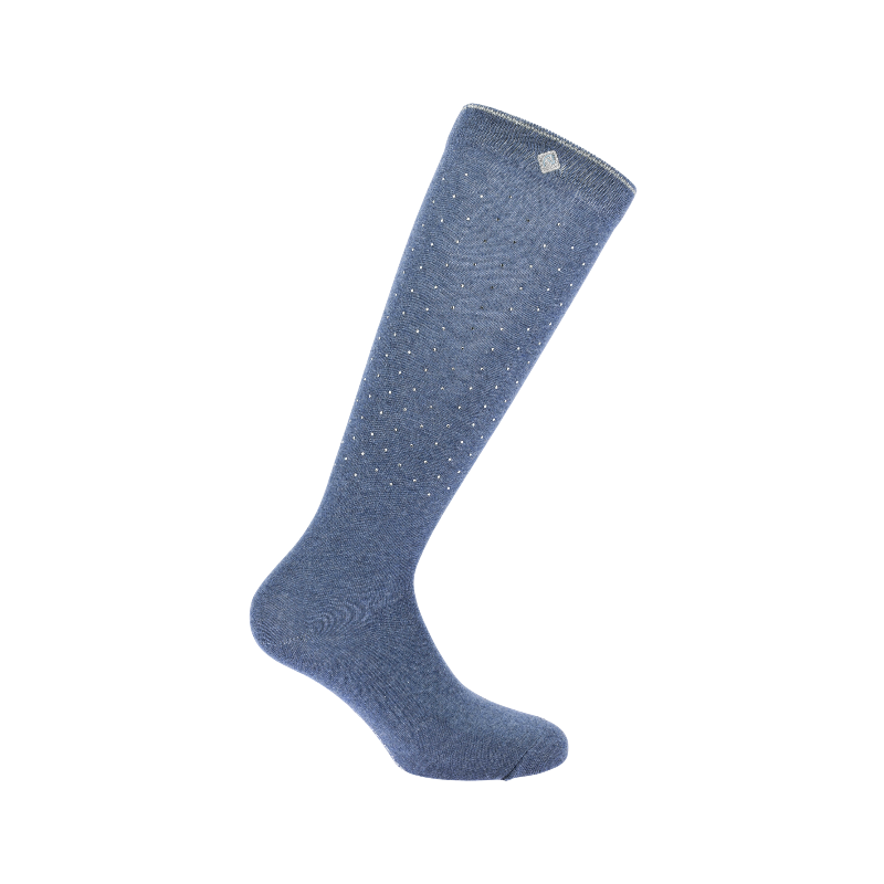 Equithème - Kamilia riding socks I love you purple 