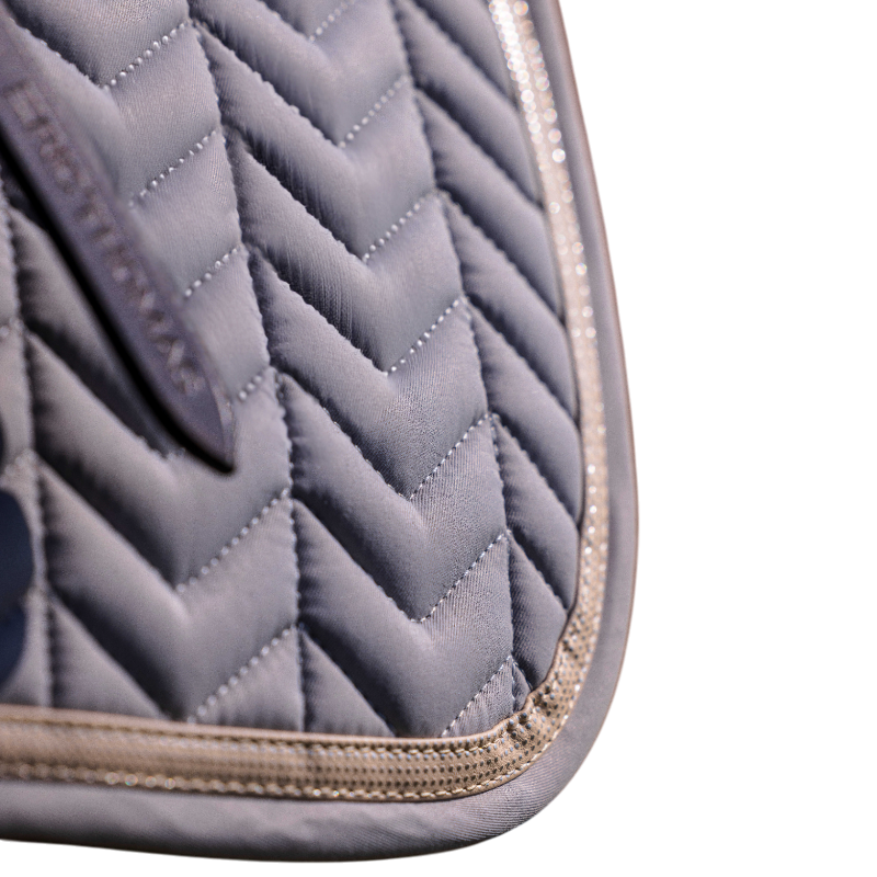Equithème - Softypop Grey Saddle Pad | - Ohlala