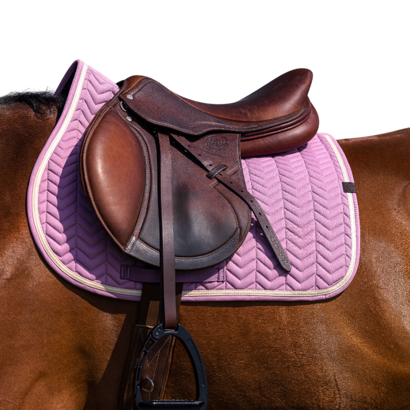 Equithème - Softypop Lavender Saddle Pad | - Ohlala