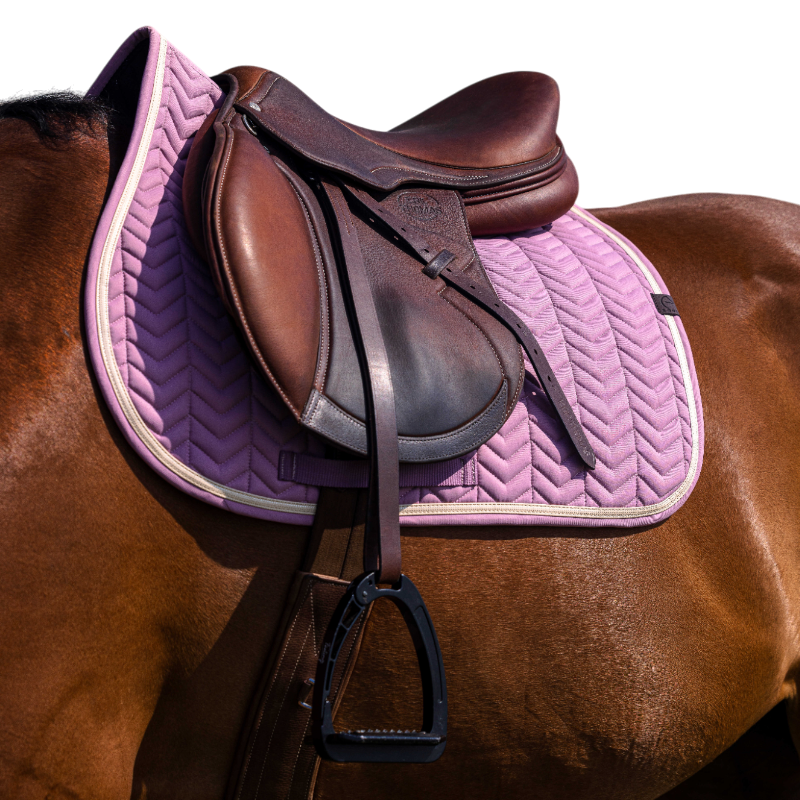Equithème - Softypop Lavender Saddle Pad | - Ohlala