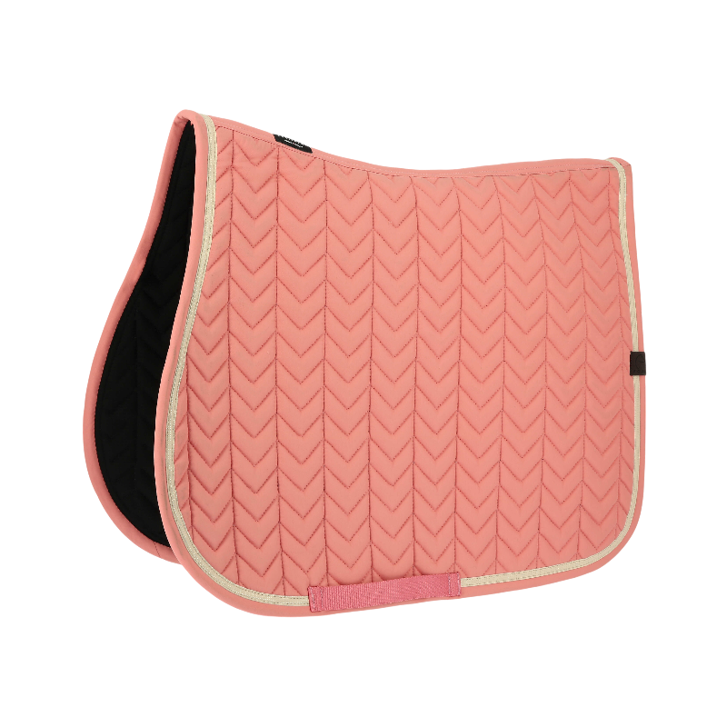 Equithème - Tapis de selle Softypop saumon | - Ohlala