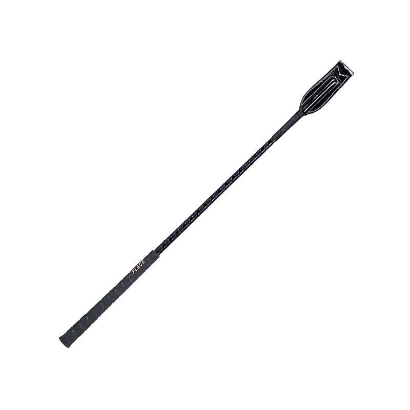 Fleck - Black varnished tap whip 55 cm
