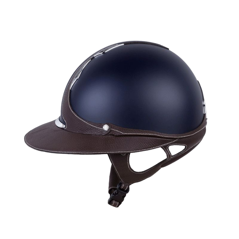 Antarès Sellier - Casque Galaxy Visière Eclipse bleu/ marron | - Ohlala