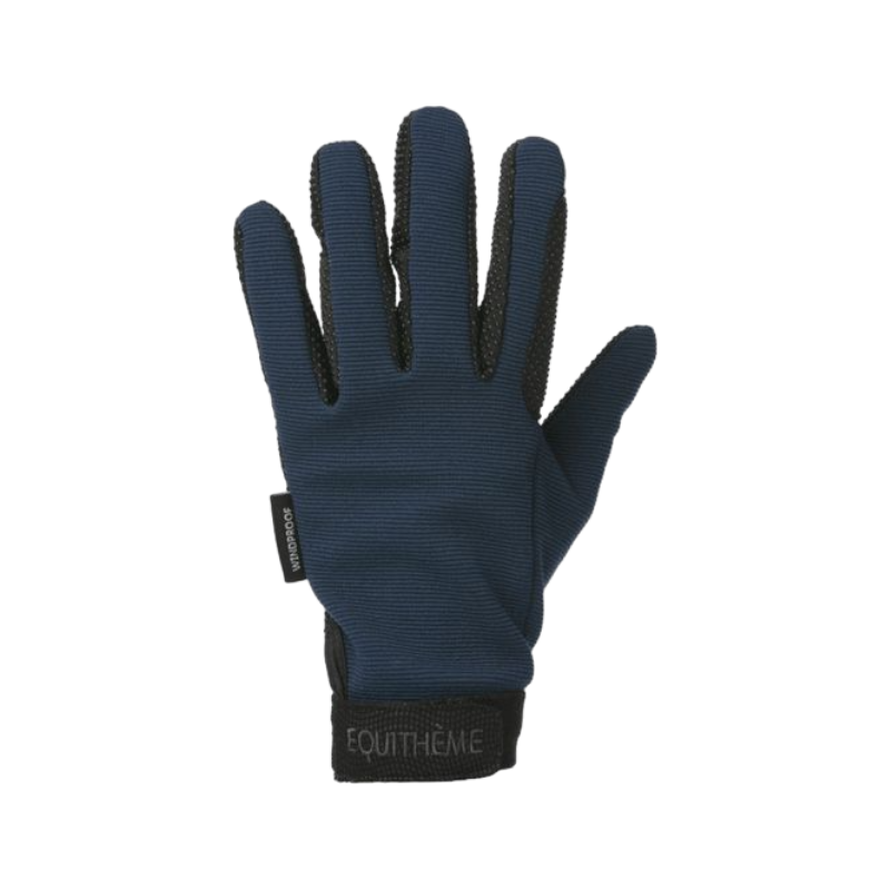 Equithème - Navy Knit Gloves