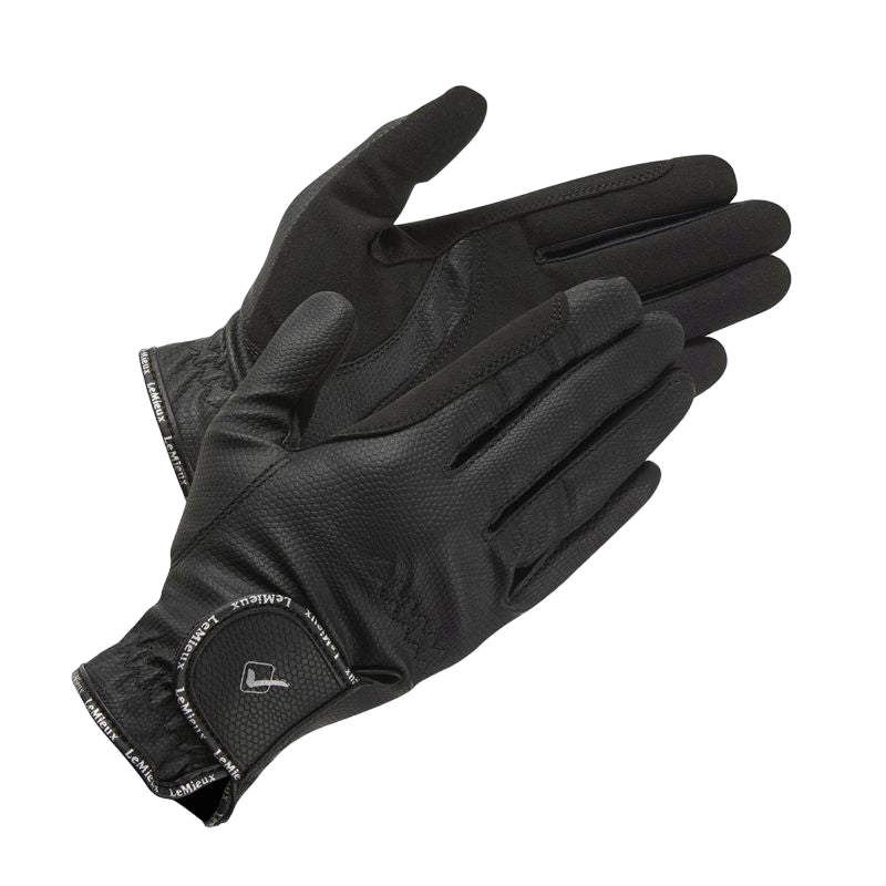 LeMieux - Gants d'équitation Pro Touch noir | - Ohlala