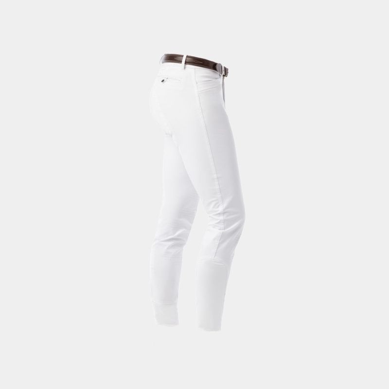 Equithème - Pantalon d'équitation Georg blanc | - Ohlala