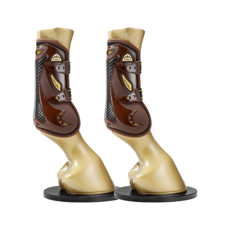 Veredus - Grand Slam Carbon Gel Open Gaiters Brown / Gold