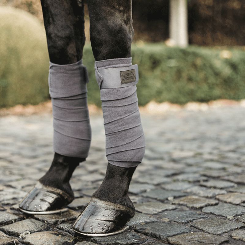 Kentucky Horsewear - Bandes de polo gris (set de 4) | - Ohlala