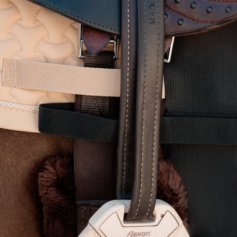 Grooming Deluxe - Fascia ventrale per cavallo nera | - Ohlala