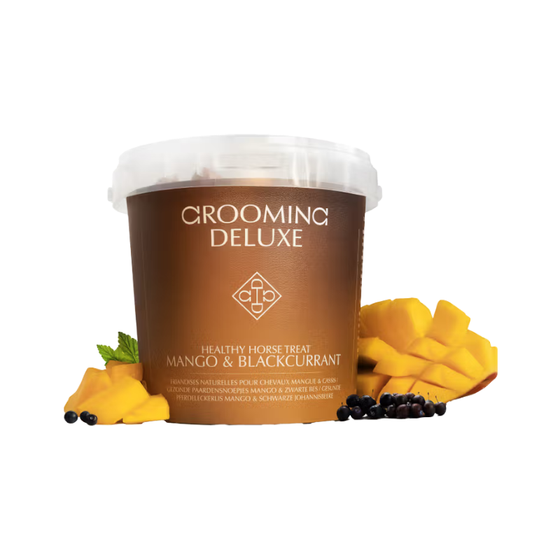 Grooming Deluxe - Friandises naturelles pour chevaux mangue/ cassis