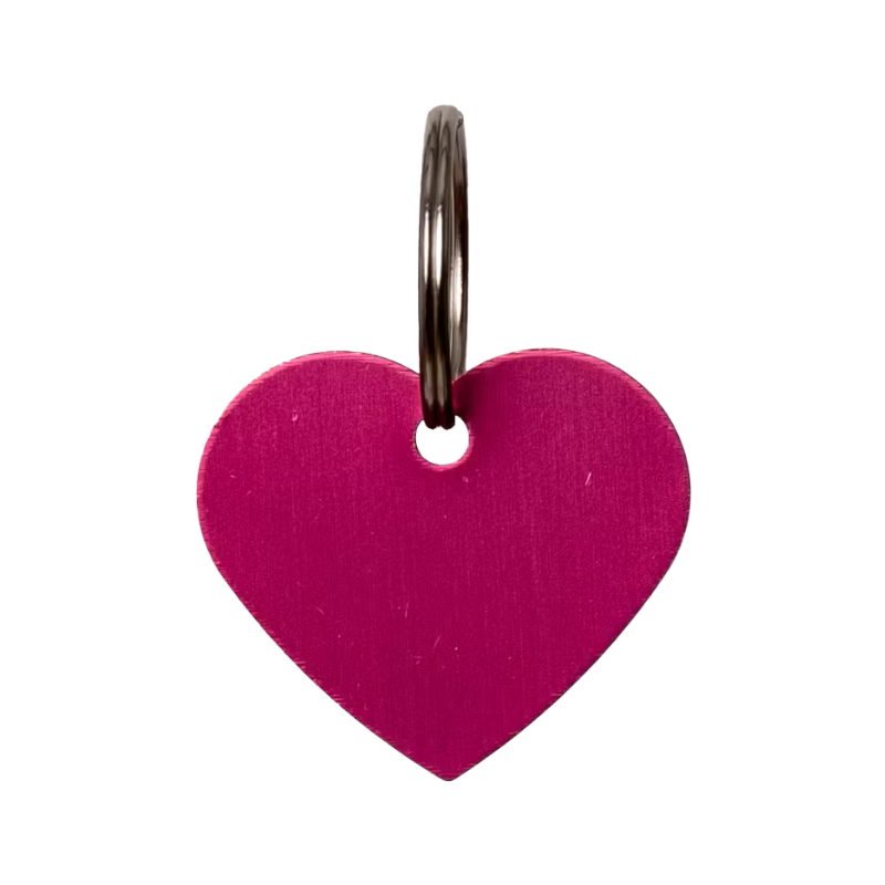 Grooming Deluxe - Médaille à graver coeur rose