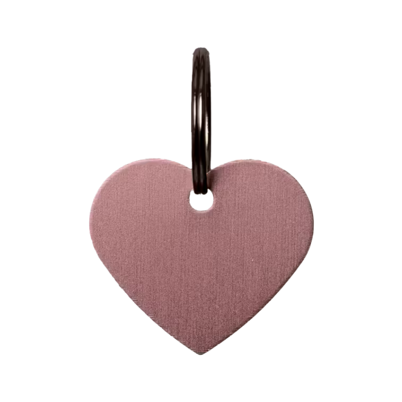Grooming Deluxe - Médaille à graver coeur vieux rose