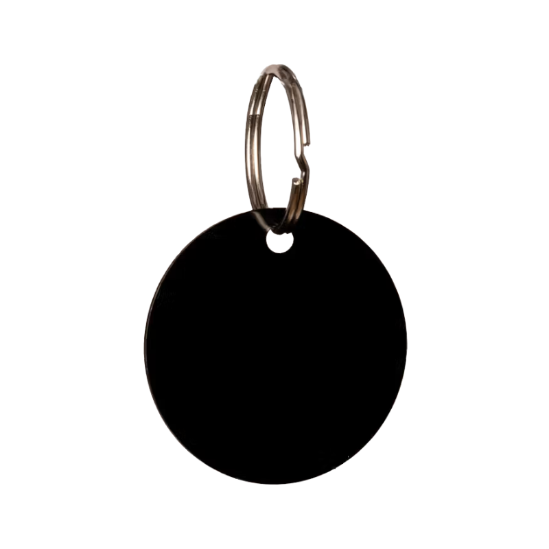 Grooming Deluxe - Médaille à graver ronde noir